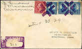 US Wisconsin, Manawa 554, 557 Fancy Cancel Cover, Crossroads